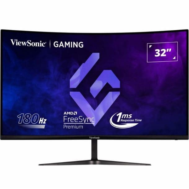 MONITOR GAMER CURVO 32" VIEWSONIC VX3218C-2K QHD 180HZ 1MS