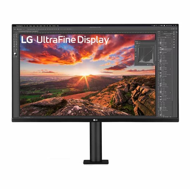 MONITOR 32" LG ERGO 32UN880K-B ULTRAFINE IPS 4K HDMI DP USB-C