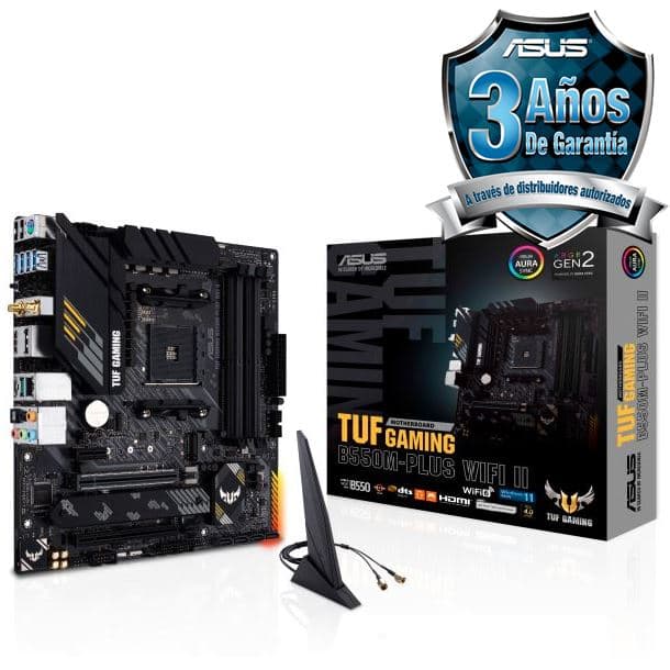 MOTHER ASUS TUF GAMING B550M-PLUS WIFI II DDR4 AM4