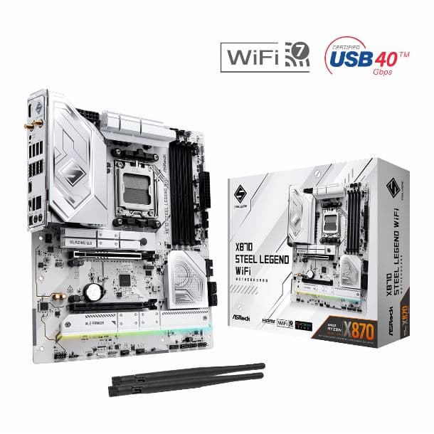 MOTHER ASROCK X870 STEEL LEGEND WIFI DDR5 AM5