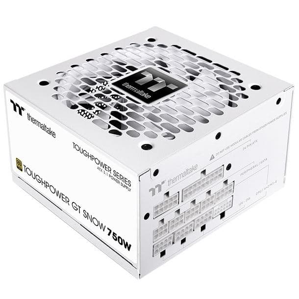 FUENTE 750W THERMALTAKE TOUGHPOWER GT 750 ANALOG 80 PLUS GOLD SNOW WHITE