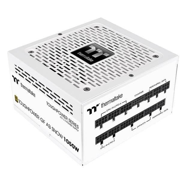FUENTE 1050W THERMALTAKE TOUGHPOWER GF A3 SNOW WHITE 80 PLUS GOLD PCI 5.0 FULL MODULAR