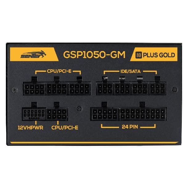 FUENTE 1050W SENTEY GSP1050-GM 80 PLUS GOLD FULL MODULAR