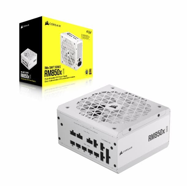 FUENTE 850W CORSAIR RM850X SHIFT 80 PLUS GOLD FULL MODULAR WHITE