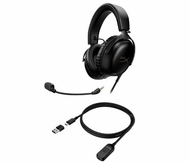 AURICULAR HP HYPERX CLOUD III BLACK 3 PC PS5 XBOX ONE 727A8AA