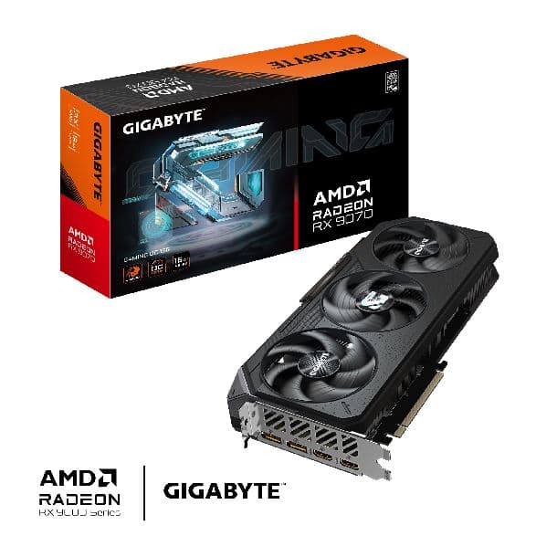 PLACA DE VIDEO RADEON RX 9070 16GB GIGABYTE GAMING OC