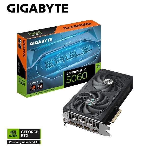 PLACA DE VIDEO GeForce RTX 5060 8GB GIGABYTE EAGLE OC