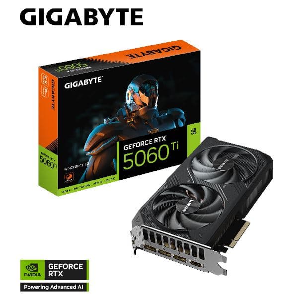PLACA DE VIDEO GeForce RTX 5060 TI 8GB GIGABYTE WINDFORCE