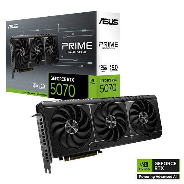 PLACA DE VIDEO GeForce RTX 5070 12GB ASUS PRIME