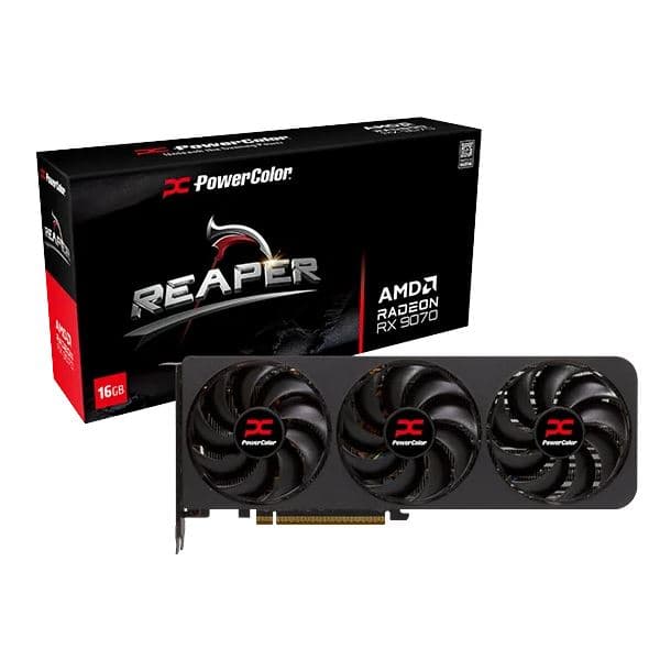 PLACA DE VIDEO RADEON RX 9070 16GB POWERCOLOR REAPER