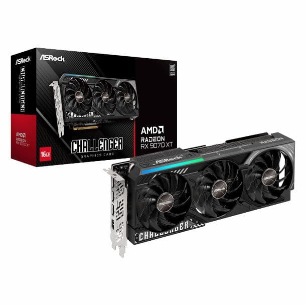 GPU ASROCK RADEON RX9070XT CHALLENGER 16GB (VG-9070XT CL16G)