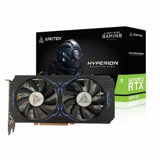 PLACA DE VIDEO GeForce RTX 3050 6GB ARKTEK TWIN FAN
