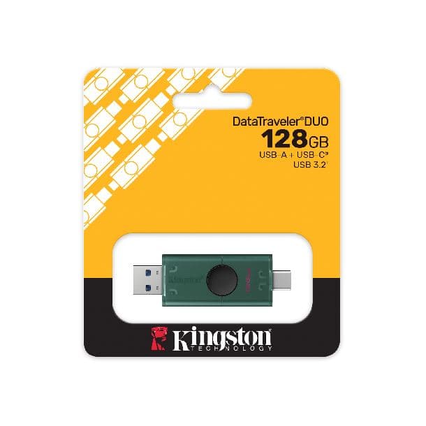 PENDRIVE 128GB KINGSTON DATATRAVELER DUO USB 3.2 GEN1 USB-A / USB-C