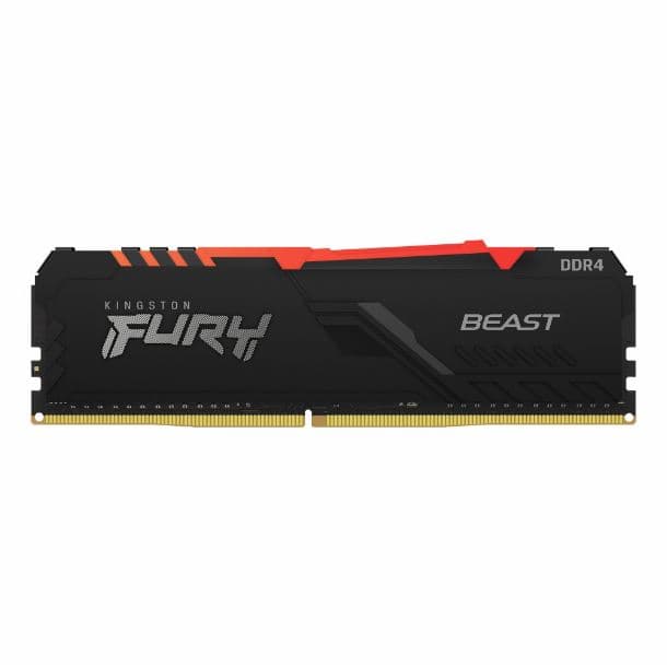 MEMORIA 8GB DDR4 3600 KINGSTON FURY BEAST RGB