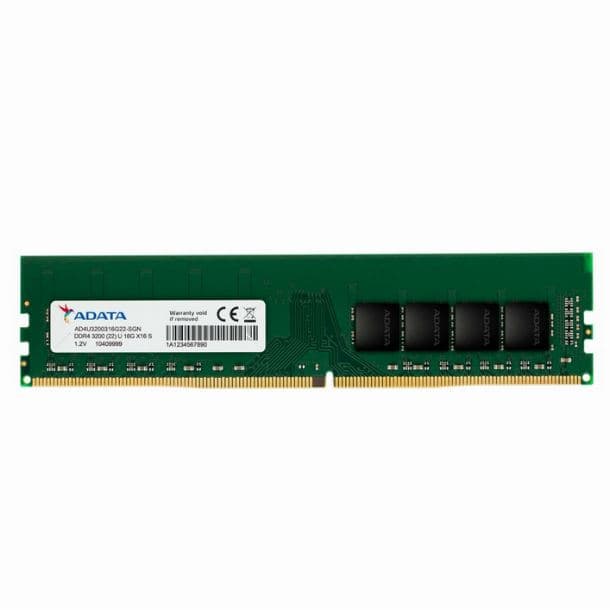 MEMORIA UDIMM ADATA DDR4 16GB 3200MHZ BLISTER (AD4U320016G22-SGN)