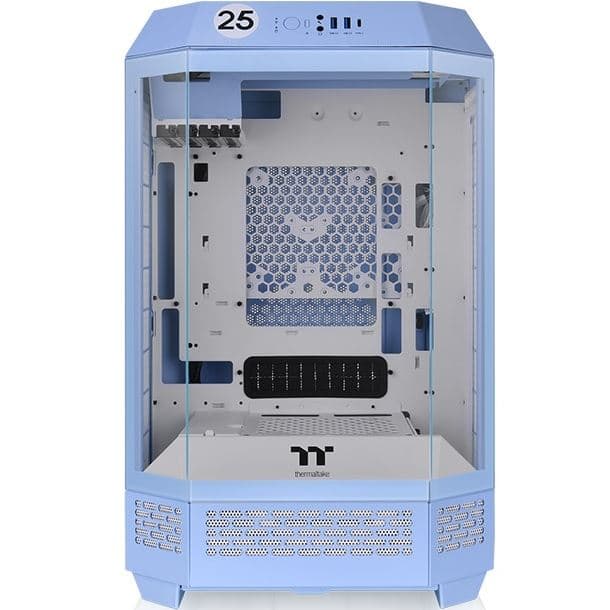 GABINETE THERMALTAKE THE TOWER 300 TG 2FAN HYDRANGEA BLUE