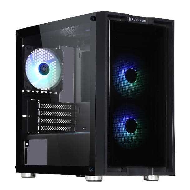 GABINETE EVOLABS INNOV8 TG 3FAN ARGB