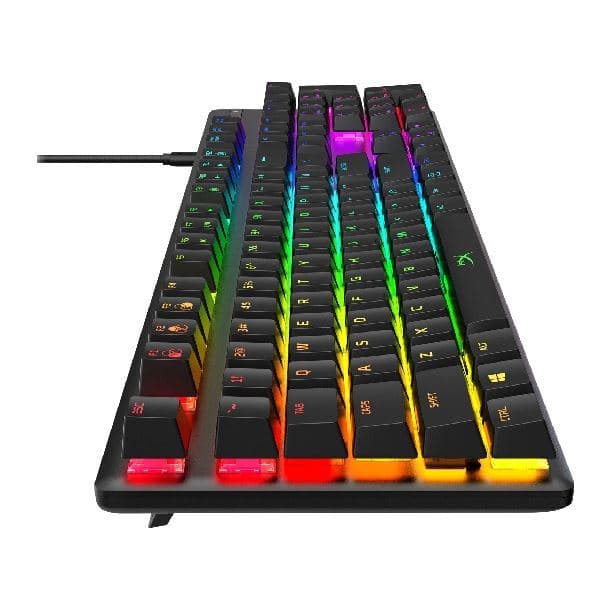 TECLADO HYPERX ALLOY ORIGINS RGB BLUE SWITCH CLICKY ESPAÑOL 4P5P0AI