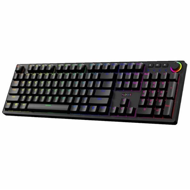 TECLADO MECANICO MLOGIX MK104 GHOST BUSTER RGB SWITCH BLUE