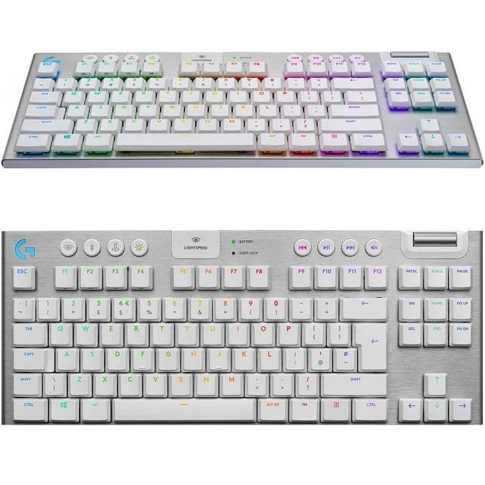 TECLADO LOGITECH G915 TKL WHITE MECH RGB WIFI 920-009660
