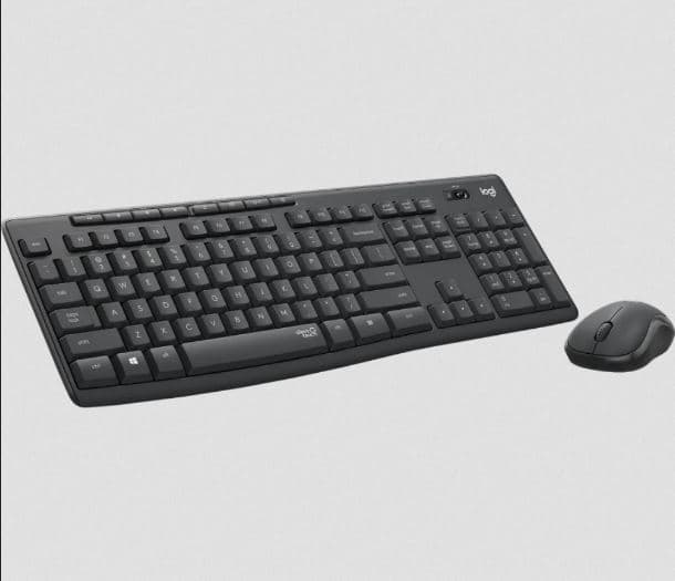 TECLADO Y MOUSE LOGITECH WIRELESS MK295 SILENT BLACK 920-009792