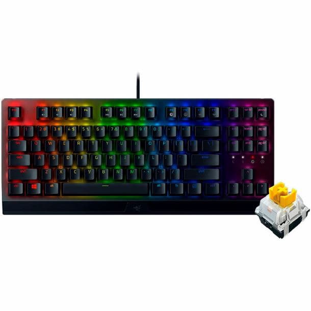 TECLADO GAMER RAZER BLACKWIDOW V3 TENKEYLESS RZ03-03491800-R3M1