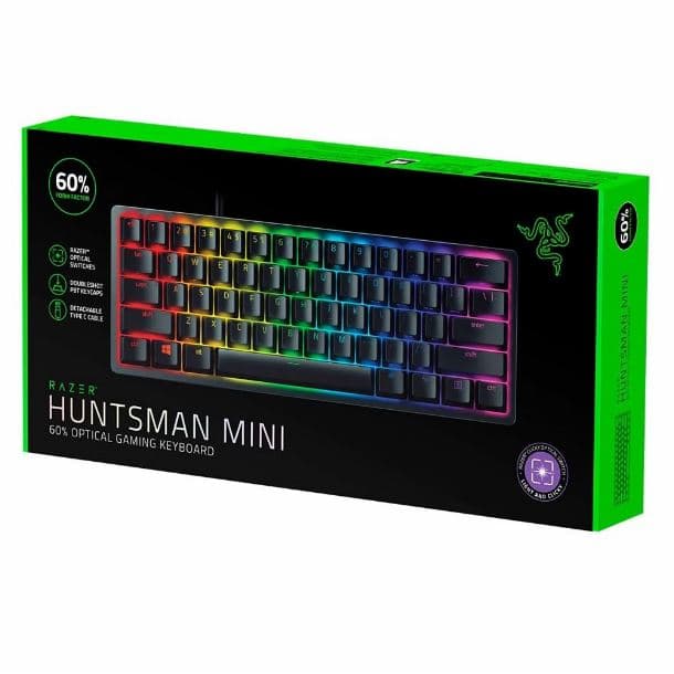 TECLADO GAMER RAZER HUNTSMAN MINI LINEAR RED SWITCH
