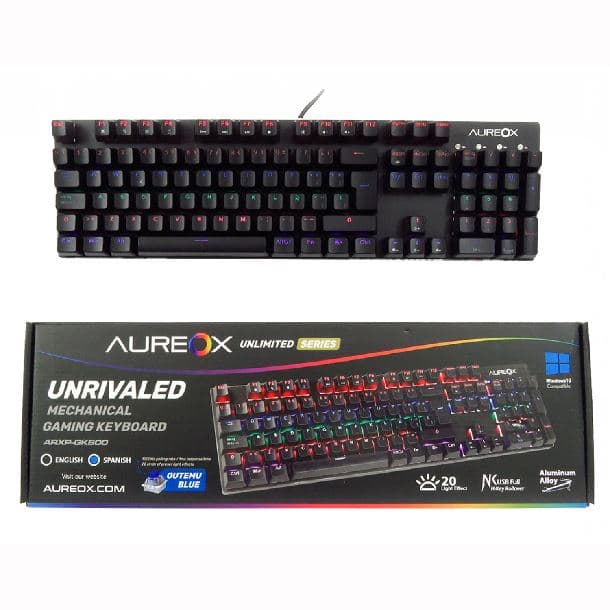 TECLADO MECANICO AUREOX UNRIVAILED GAMING GK600