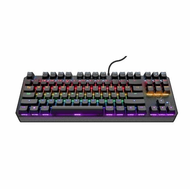 TECLADO GAMER TRUST GXT834 CALLAZ TKL SPANISH