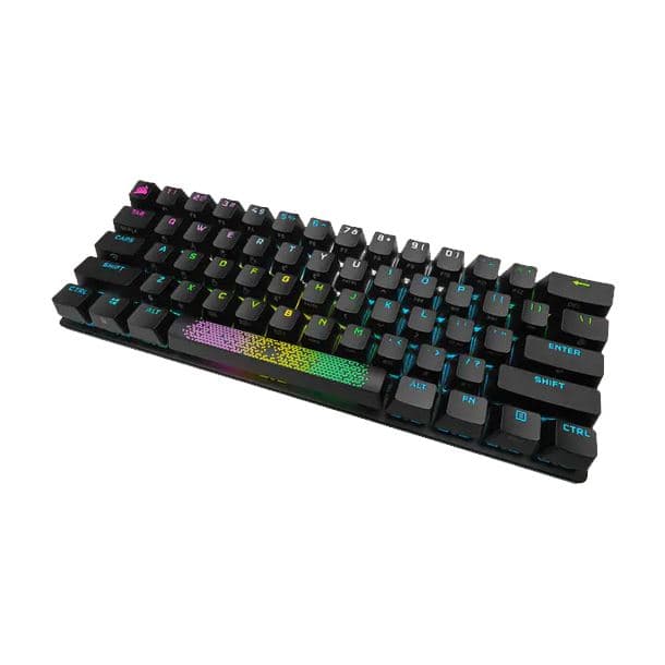 TECLADO GAMER CORSAIR K70 RGB PRO MINI WIRELESS 60% RGB RETROILUMINADO CHERRY MX
