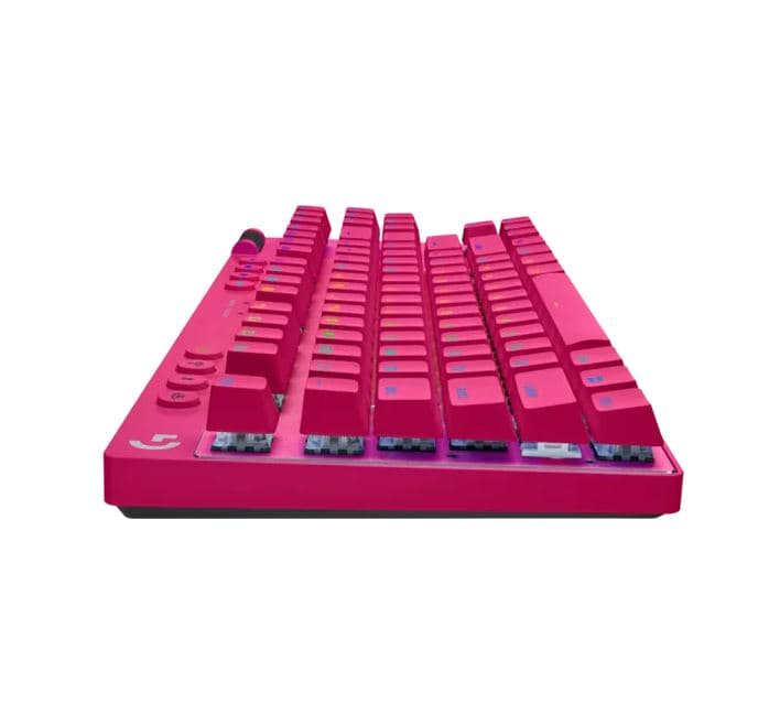 TECLADO WIRELESS LOGITECH PRO X TKL LIGHTSPEED MAGENTA 920-012154