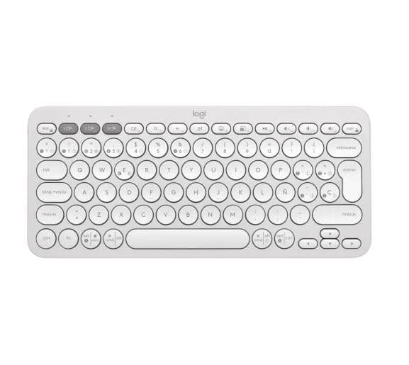 TECLADO LOGITECH PEBBLE KEYS 2 K380 WHITE 920-011784