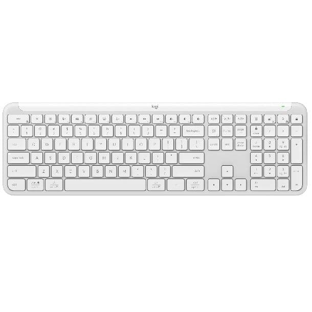TECLADO WIRELESS LOGITECH K950 SIGNATURE SLIM WHITE 920-012593