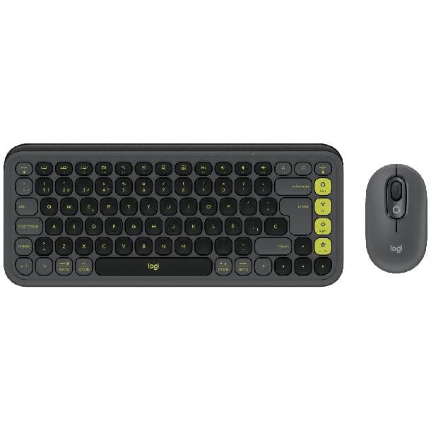 KIT TECLADO Y MOUSE LOGITECH POP ICON GRAFITO 920-013052