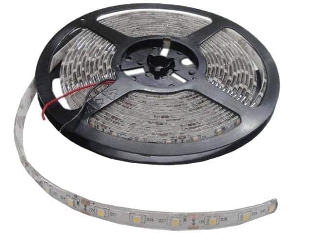 Tira de LEDs externa 3528 60L/M blanco calido 12v x metro · Nisuta · General