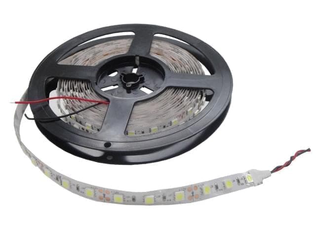 Tira de LEDs interna 5050 60L/M blanco puro 12v x metro · Nisuta · General