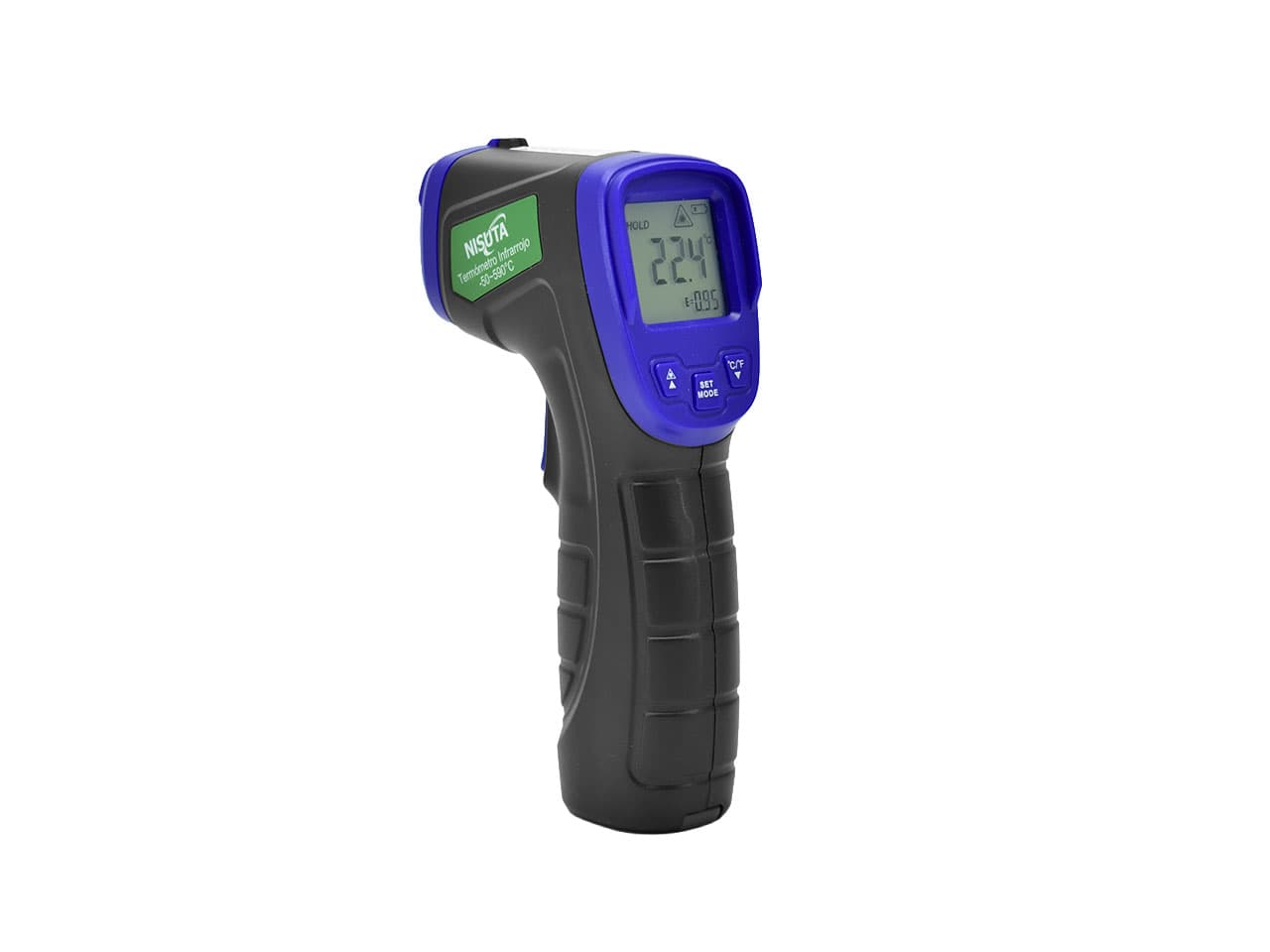 Pistola laser para medir temperatura desde -50ºC a 590ºC · Nisuta