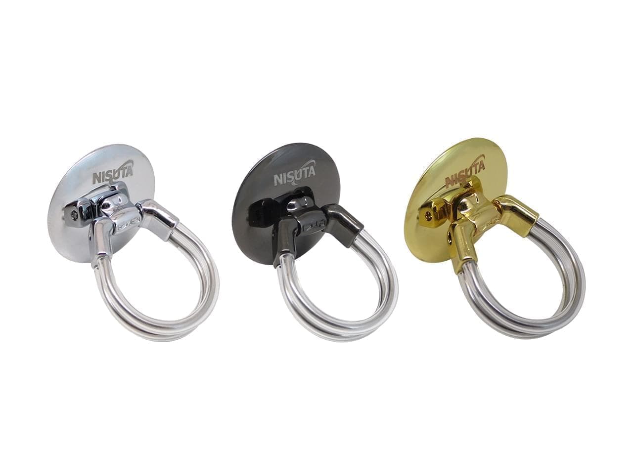 Anillo doble de metal para sujeción y para soporte en auto · Nisuta