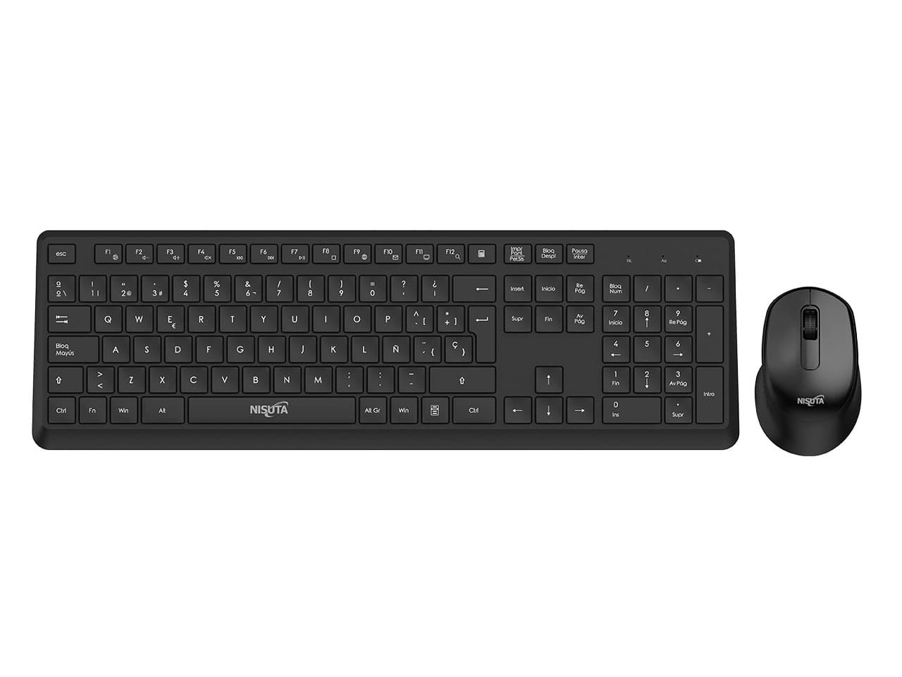 Combo teclado y mouse wireless multimedia · Nisuta · General