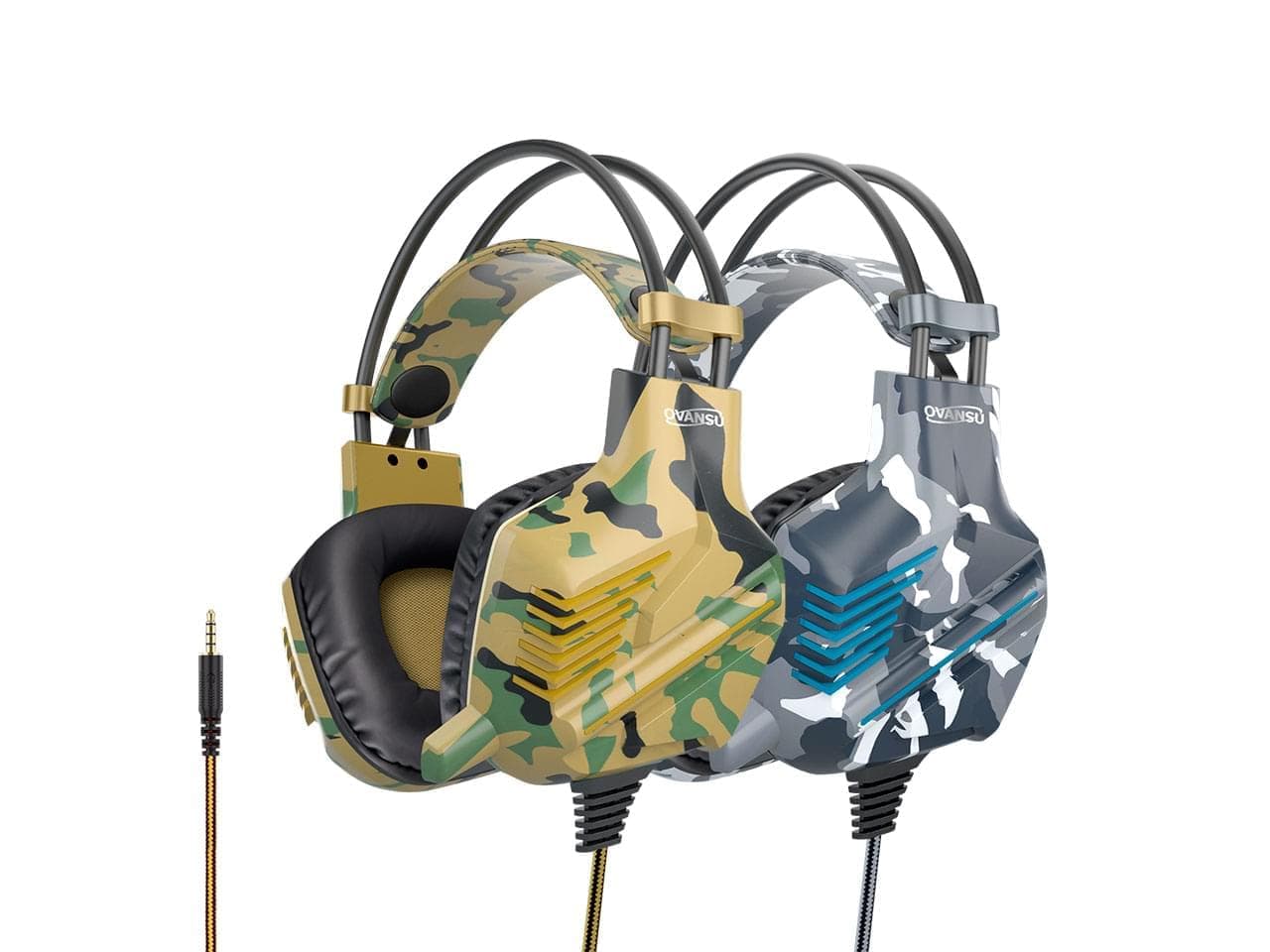 Auricular gaming PS4 camuflado tipo vincha y micrófono · Nisuta