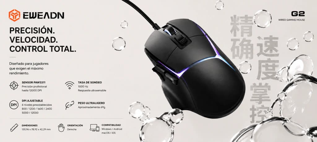 Mouse Eweadn G2 · Eweadn