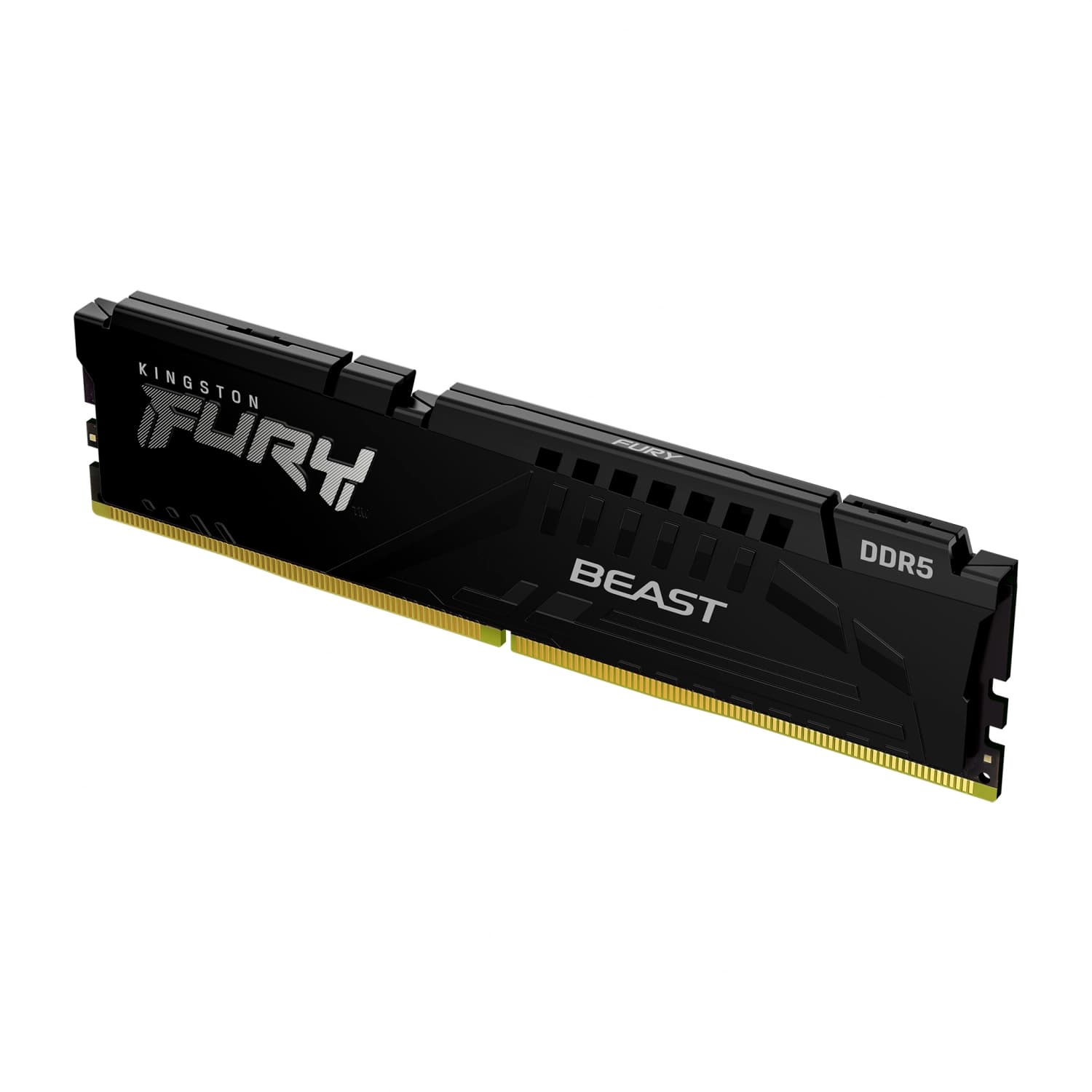 Memoria Ram UDIMM KINGSTON Fury Beast 16GB DDR5 5200MHz CL40 1.25V Single Negro · Kingston · DDR5