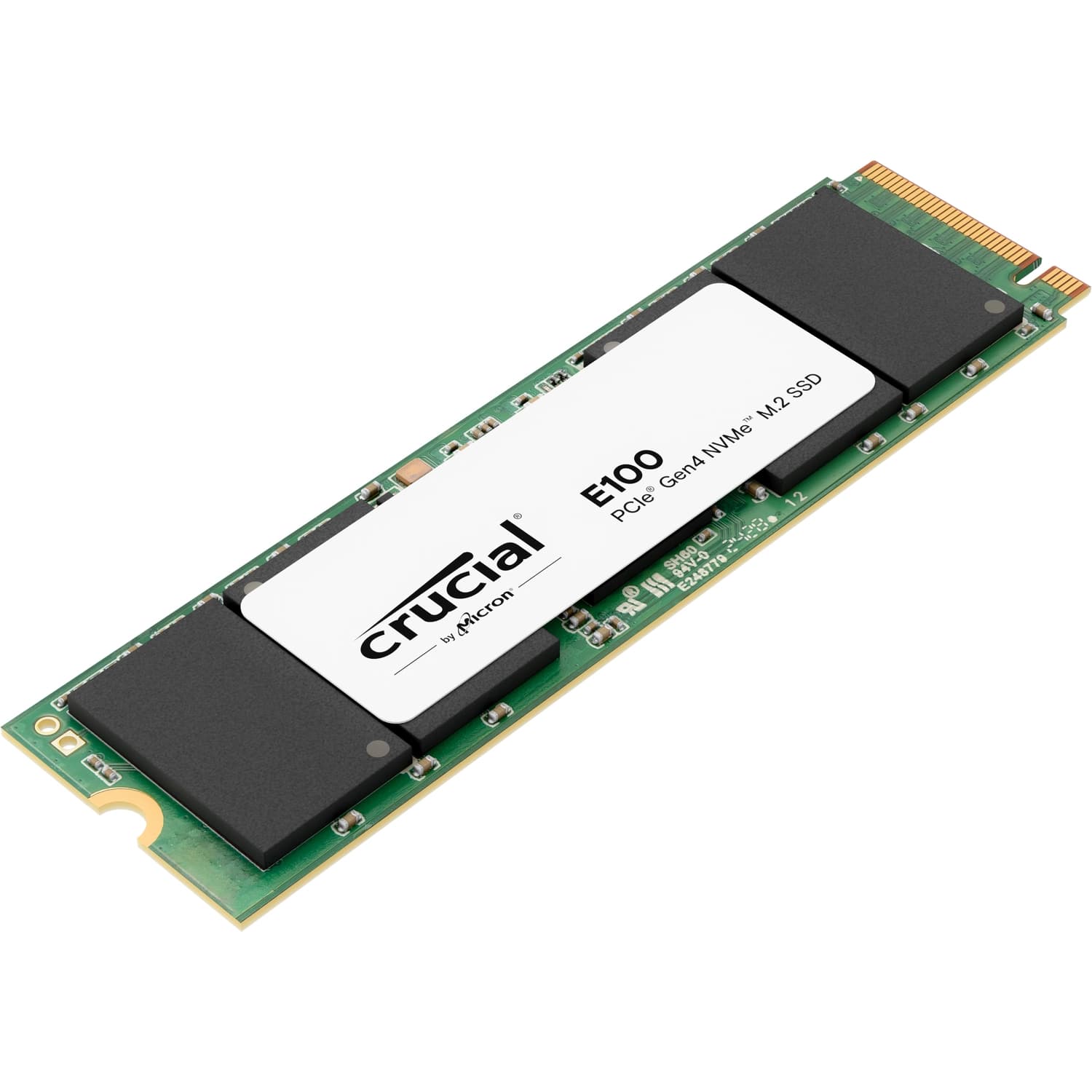 Disco Crucial 480GB E100 PCIe Gen4 2280 NVMe M.2 4700MB/s · Crucial
