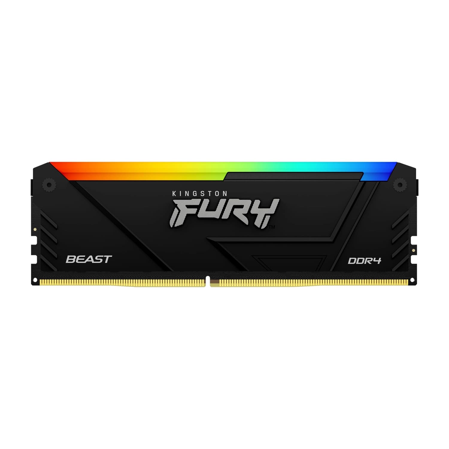 Memoria Ram UDIMM KINGSTON Fury Beast 16GB DDR4 3200 Mhz CL16 1.35V Single Negro RGB · Kingston · DDR4