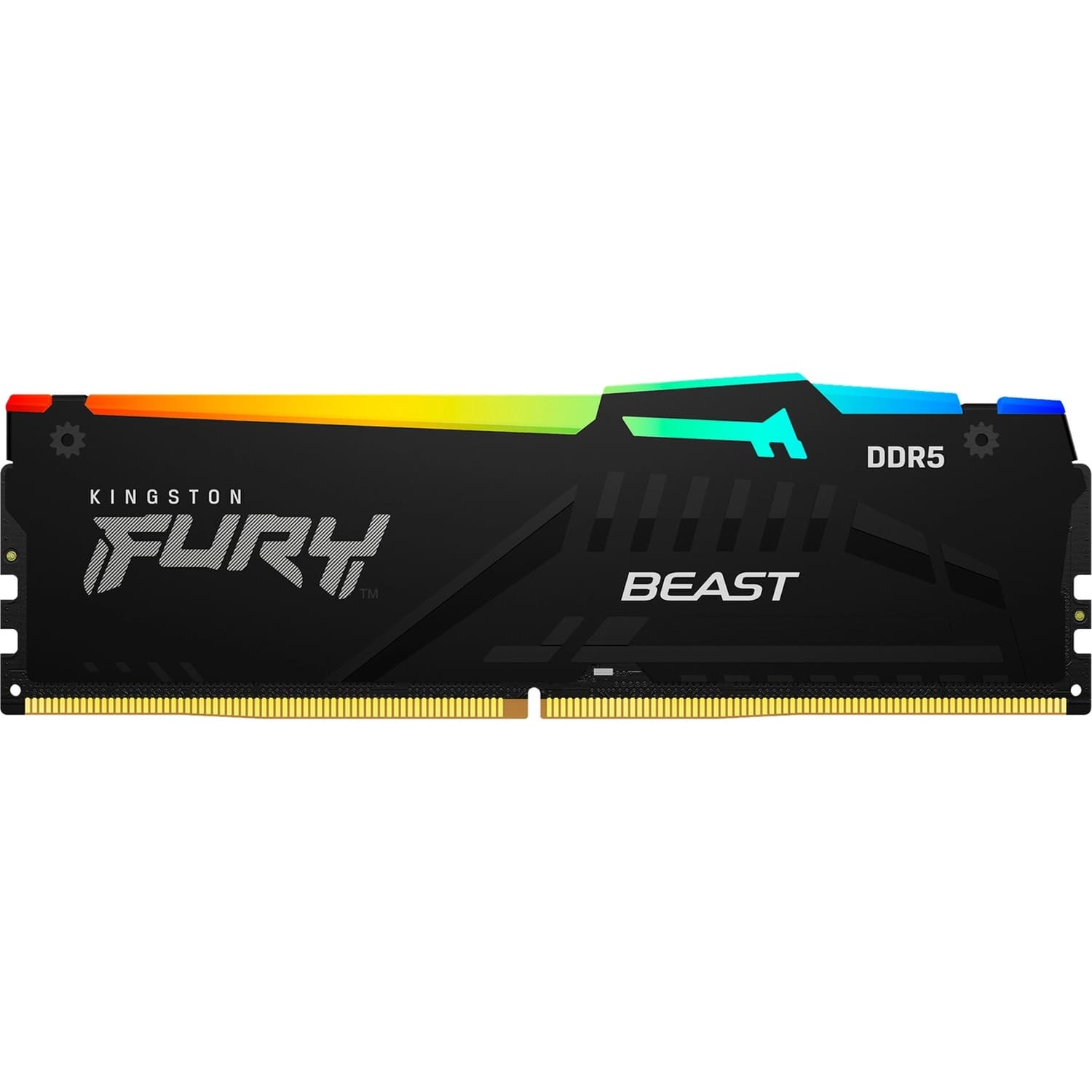 Memoria Ram UDIMM KINGSTON Fury Beast 16GB DDR5 6000MHz Negro RGB CL36 1.35V · Kingston · DDR5
