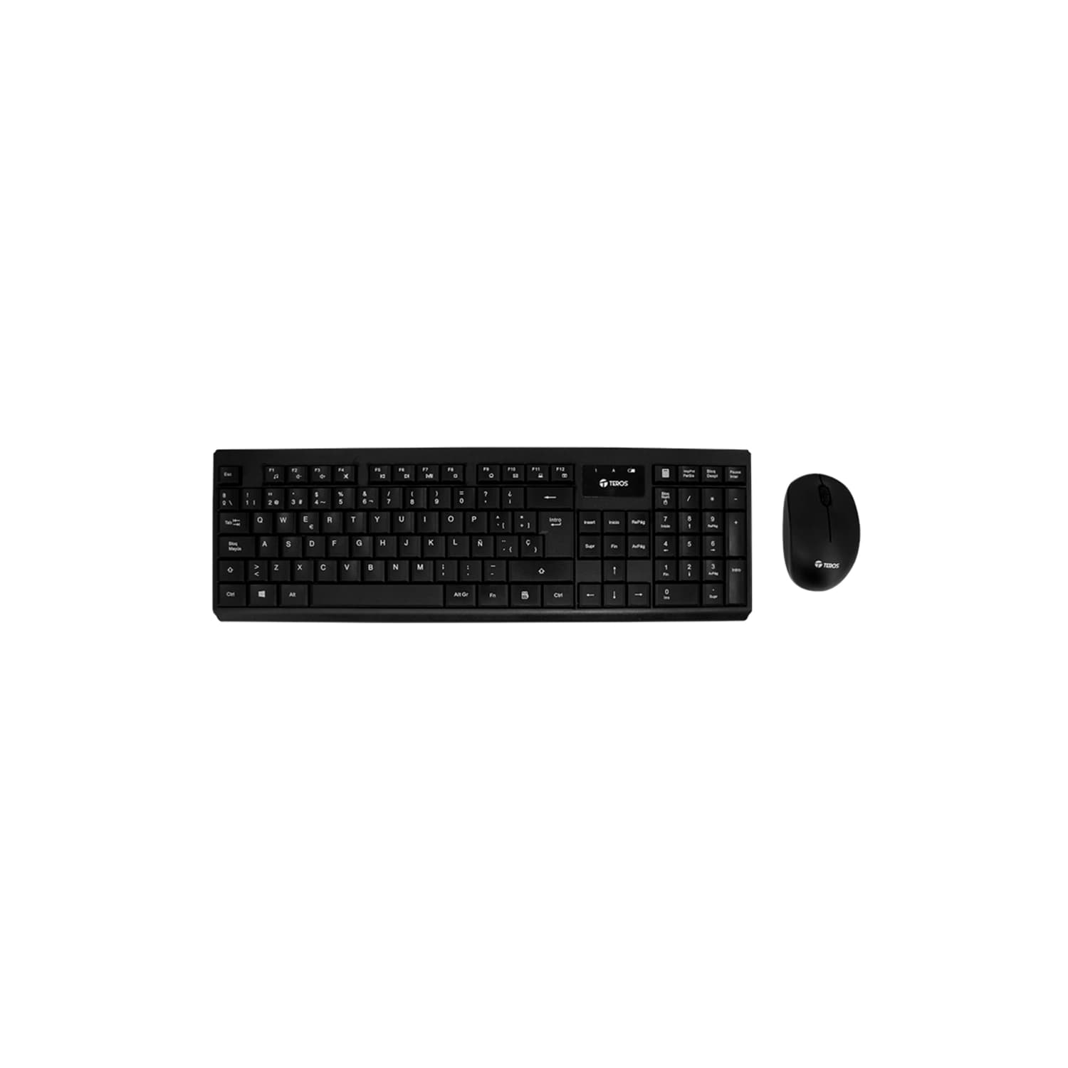 Combo Teclado y Mouse Inalambrico Teros TE-4062N 2.4Ghz Black · Teros
