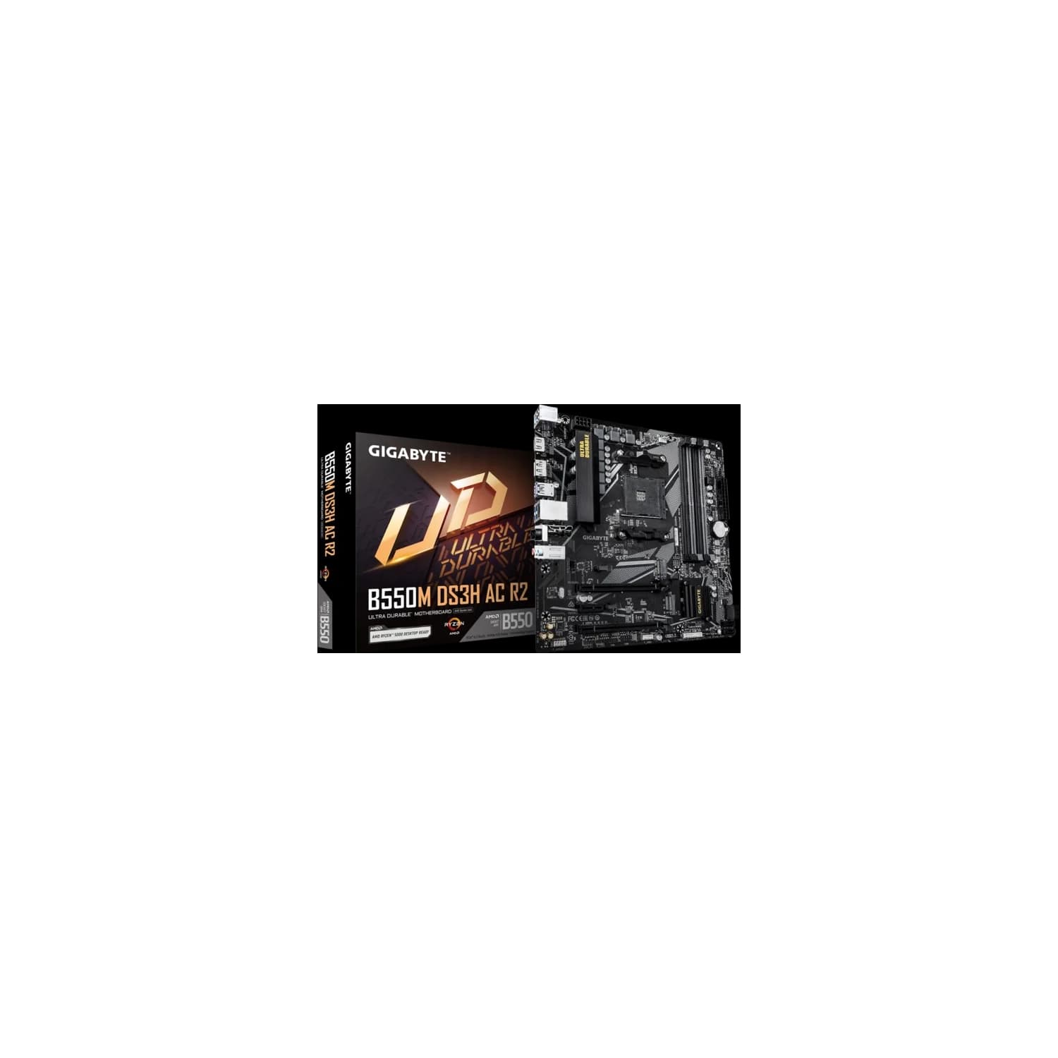 Motherboard GIGABYTE B550M DS3H AC R2 AM4 DDR4 · Gigabyte · AMD AM4