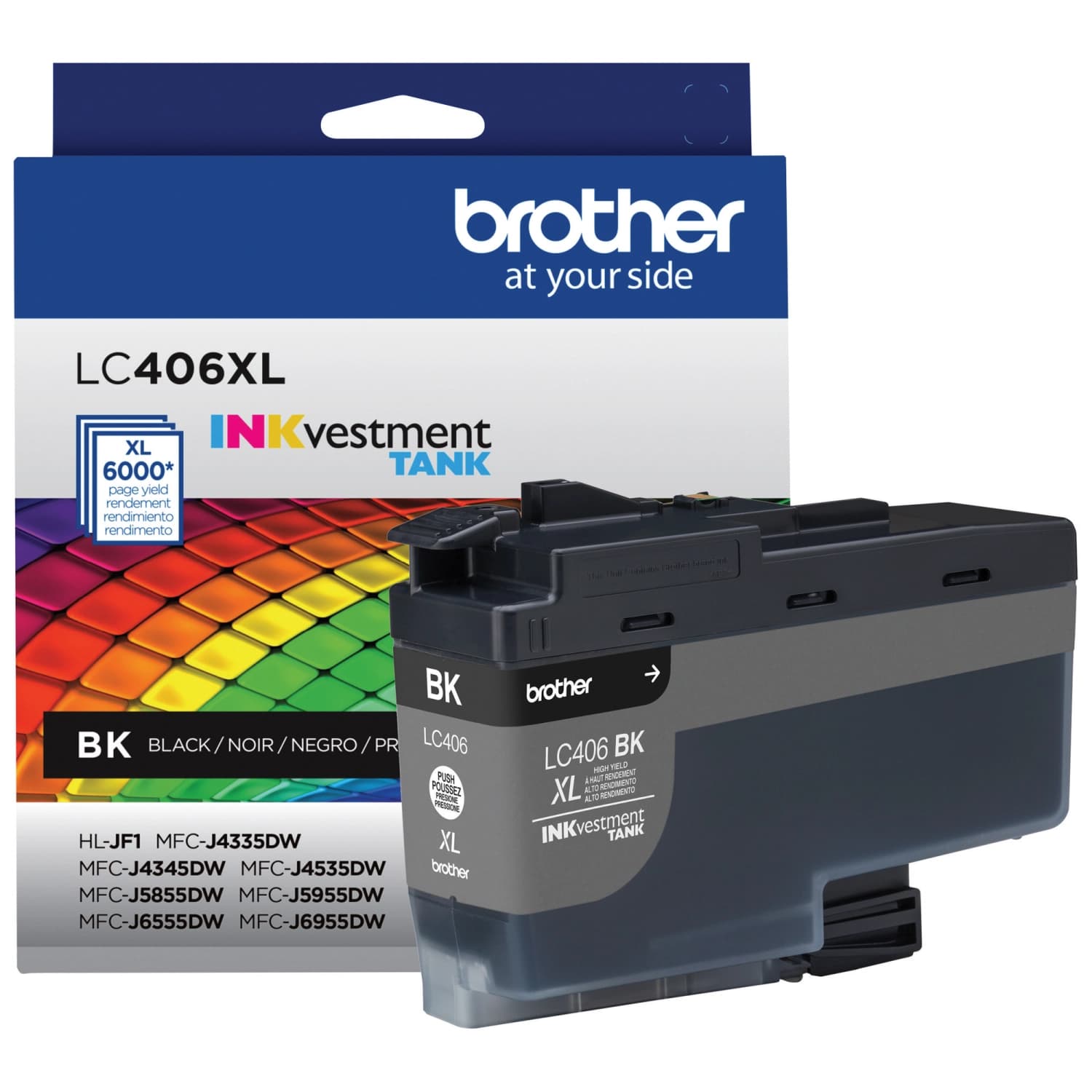 Cartucho de Tinta Brother LC406XLBKS Negro · BROTHER