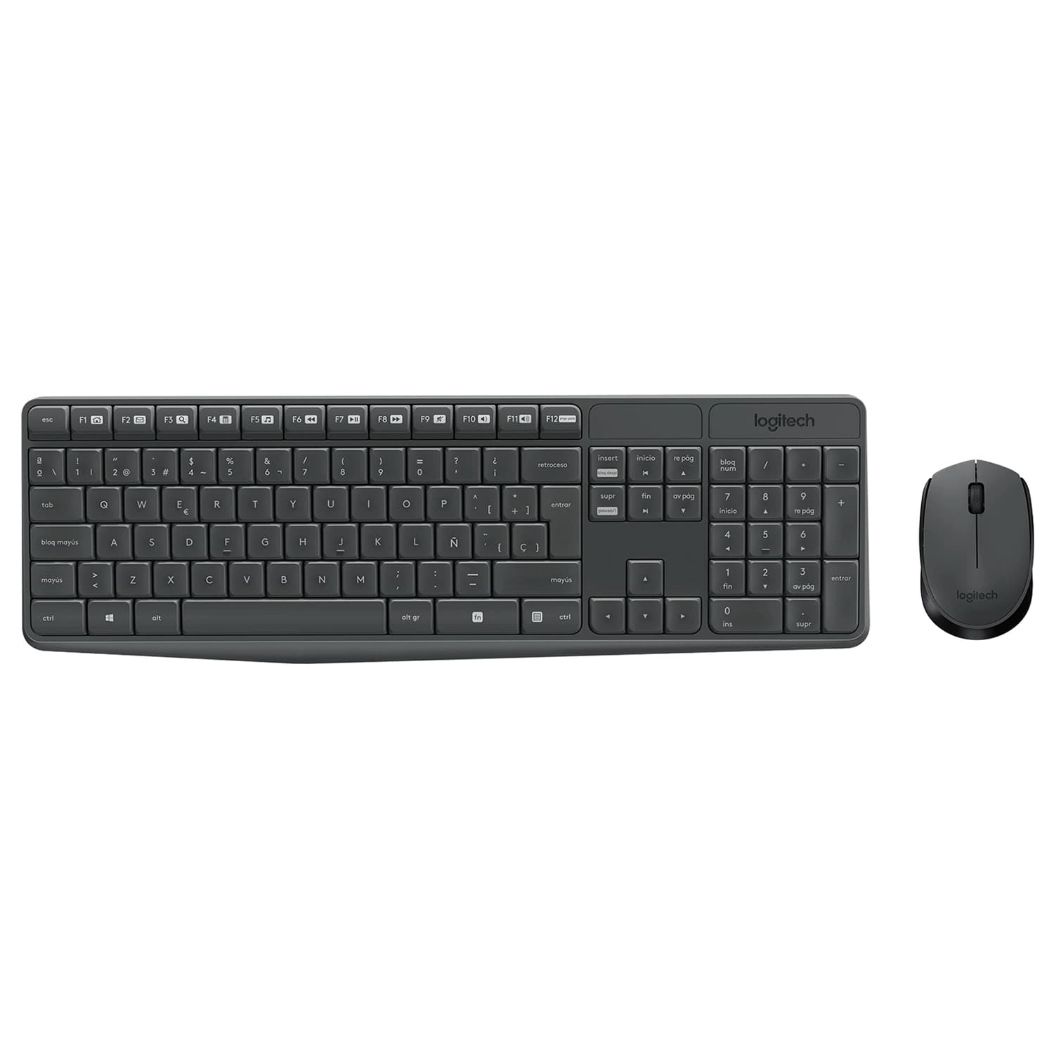 Combo Teclado y Mouse Inalámbrico LOGITECH MK235 Negro · Logitech