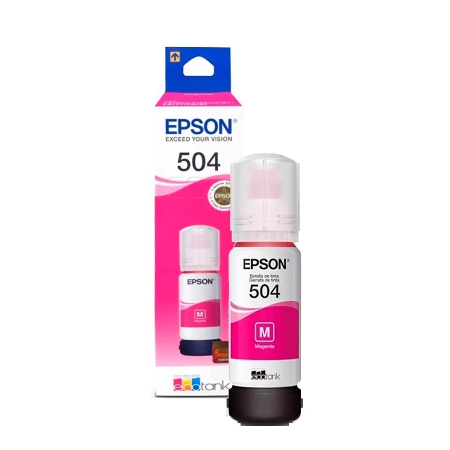 Botella de Tinta Epson 504 Magenta · Epson